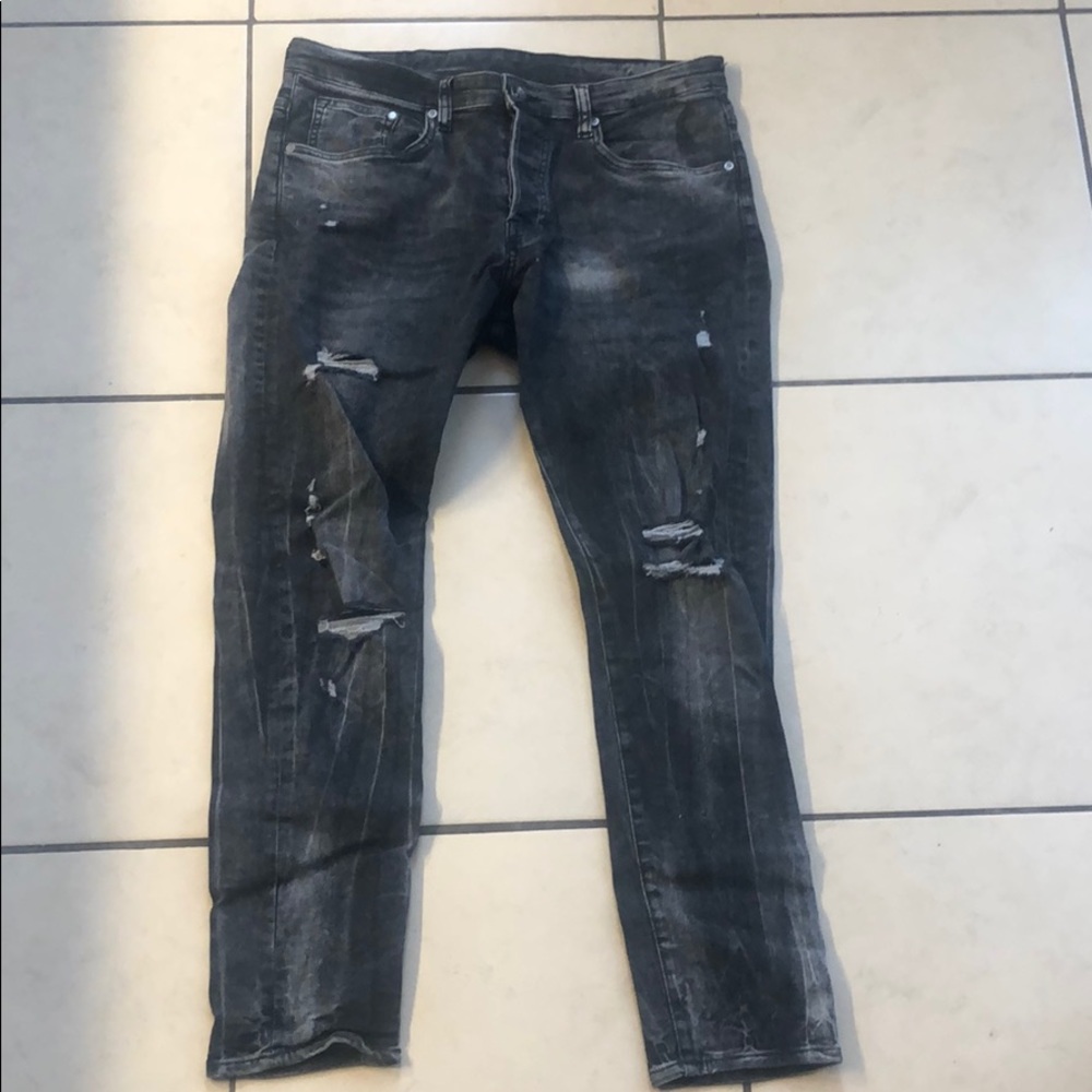 H&M 34x30 dark wash skinny